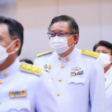 อว. จัดพิธีถวายพระพรชัยมงคลและพิธีถวายสัตย์ปฏิญาณเพื่อเป็นข้ ... Image 12